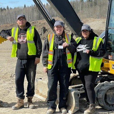 three amazing operator students